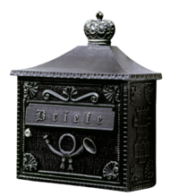 Mailbox Black-Silver Product Image Article 600700