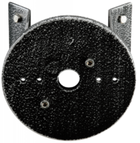 Corner bracket round Black-Silver Product Image Article 601005