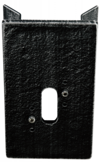 Eckbock eckig Schwarz-Silber Produktbild Artikel 601006