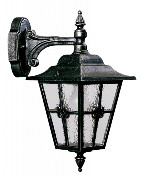 Wall lamp Black-Silver Product Image Article 601805