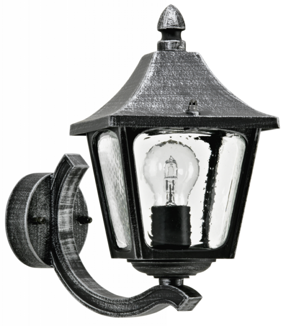 Wall lamp Black-Silver Product Image Article 601820