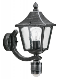 Wandleuchte Schwarz-Silber Produktbild Artikel 601822