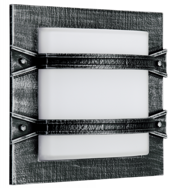 Wand- und Deckenleuchte Schwarz-Silber Produktbild Artikel 606262