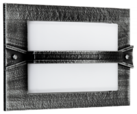 Wand- und Deckenleuchte Schwarz-Silber Produktbild Artikel 606263