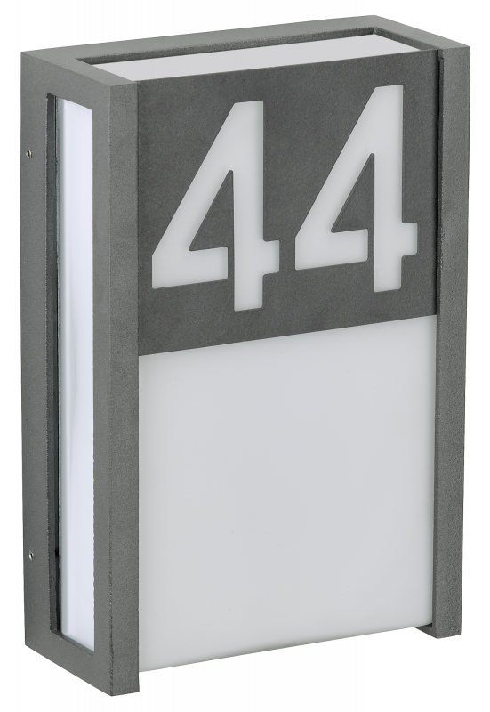 Hausnummer-Blende zu 31 Anthrazit Produktbild Artikel 620031