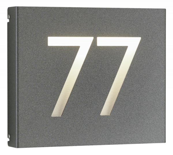 House number light Anthracite Product Image Article 626004