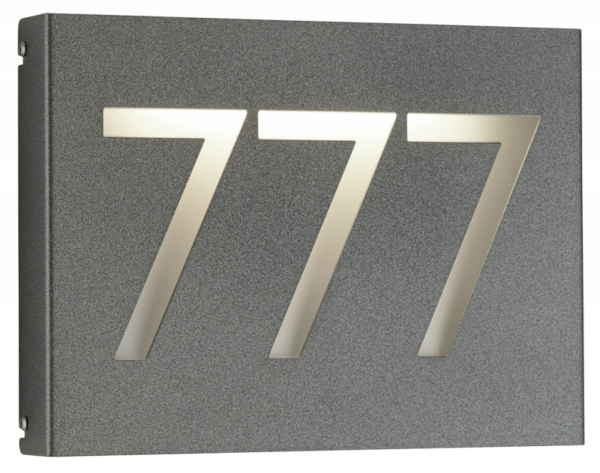 House number light Anthracite Product Image Article 626005