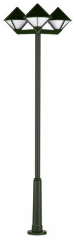 Pole light 3-light Black Product Image Article 662052