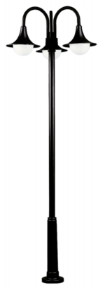 Pole light 3-light Black Product Image Article 662073