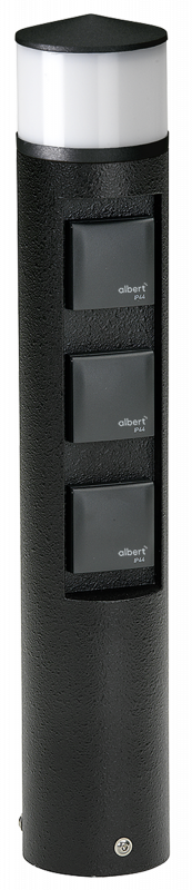 Socket column with light Black Product Image Article 662202