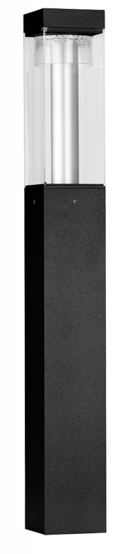 Bollard light, 180 degrees, asymmetrical Black Product Image Article 662288
