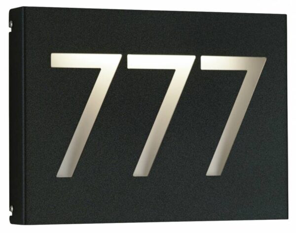 House number light Black Product Image Article 666005
