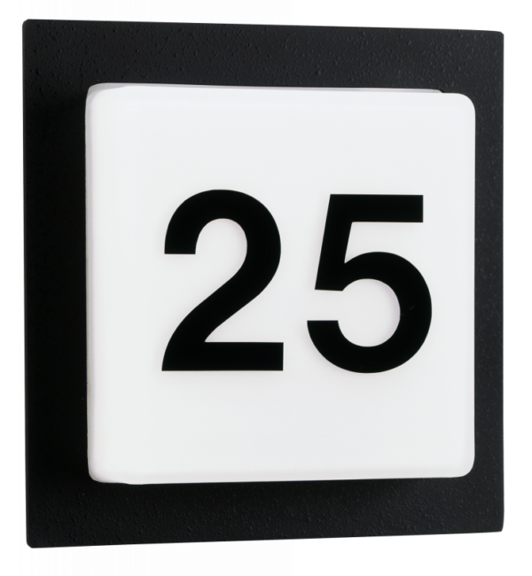 House number light Black Product Image Article 666219