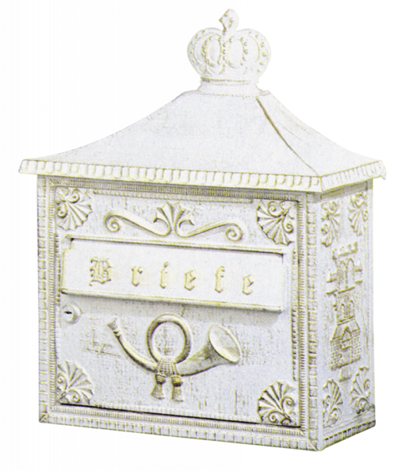 Mailbox White-Gold Product Image Article 670700