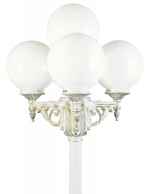 Post lamp 4-light White-Gold Product Image Article 672051