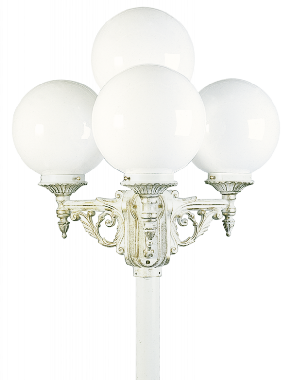 Post lamp 4-light White-Gold Product image Article 672051