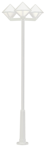 Pole light 3-light White Product Image Article 682052