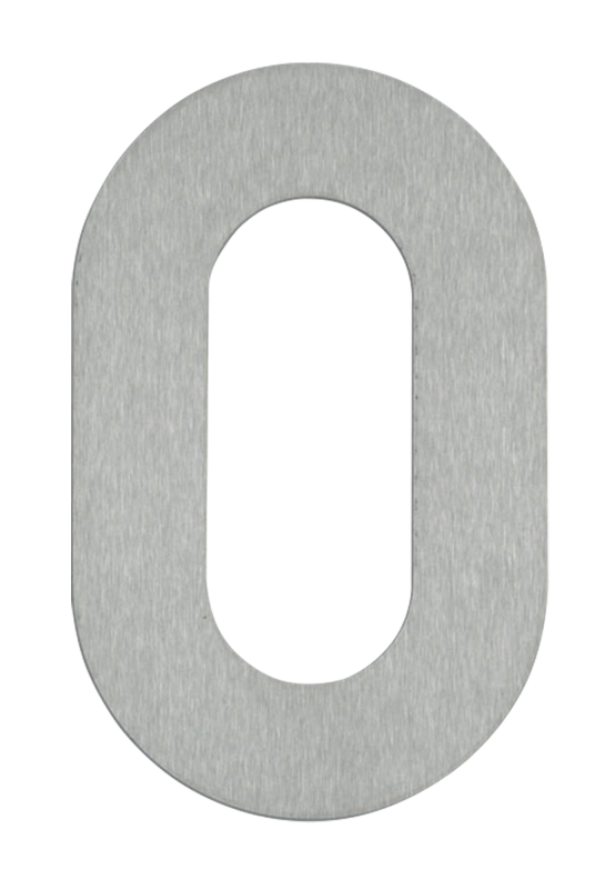 House number 0 Stainless steel Product Image Article 690920