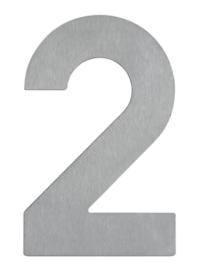 House number 2 Stainless steel Product Image Article 690922