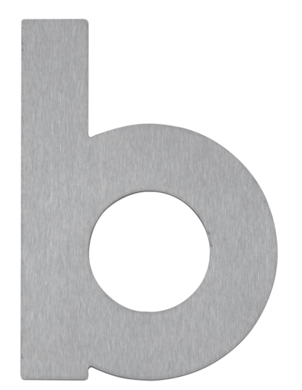 House number b Stainless steel Product Image Article 690931