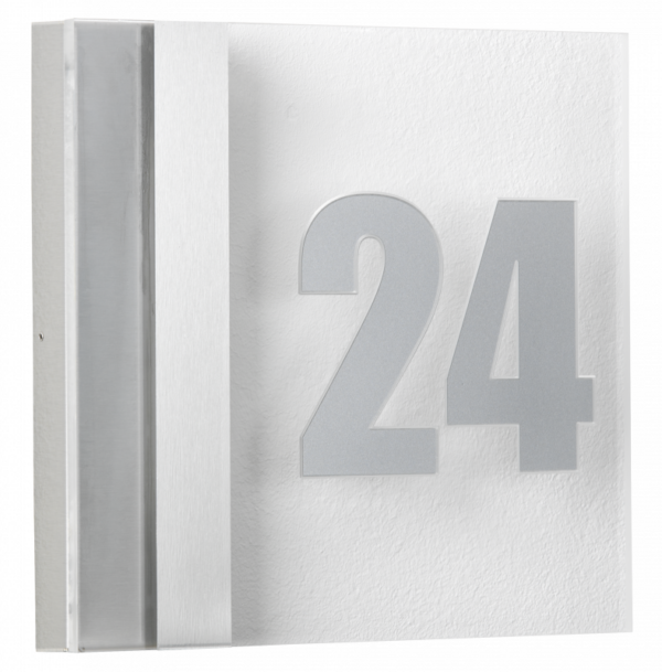 House number light Stainless steel Product Image Article 696006