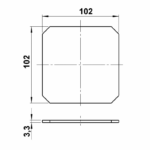 Borosilikatglasscheibe Sonstige Produktbild Artikel 90220108