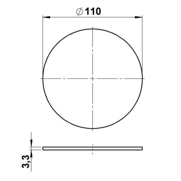 borosilicate glass round disc Other Product Image Article 90220159