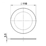 Borosilikatglas-Rundscheibe Sonstige Produktbild Artikel 90220166