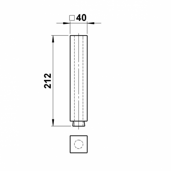 Leuchtstab Quadrat 212 mm Sonstige Produktbild Artikel 90260190