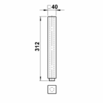 Leuchtstab Quadrat 312 mm Sonstige Produktbild Artikel 90260191