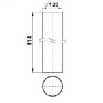 acrylic clear 120 x 3, 414 mm Other Product Image Article 10260230