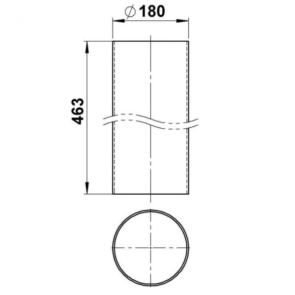 Acryl 180 x 4 mm, 463 mm Sonstige Produktbild Artikel 10260250