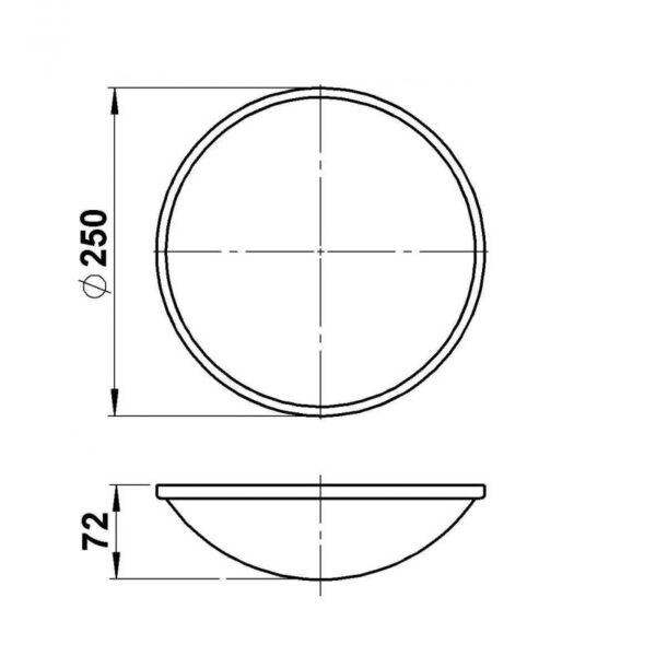 Glas rund, opal-ätzmatt Sonstige Produktbild Artikel 90210305