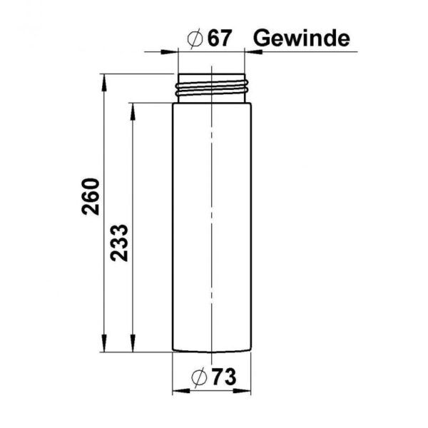 Opalglas glänzend Gewinde 67 mm Sonstige Produktbild Artikel 90210309