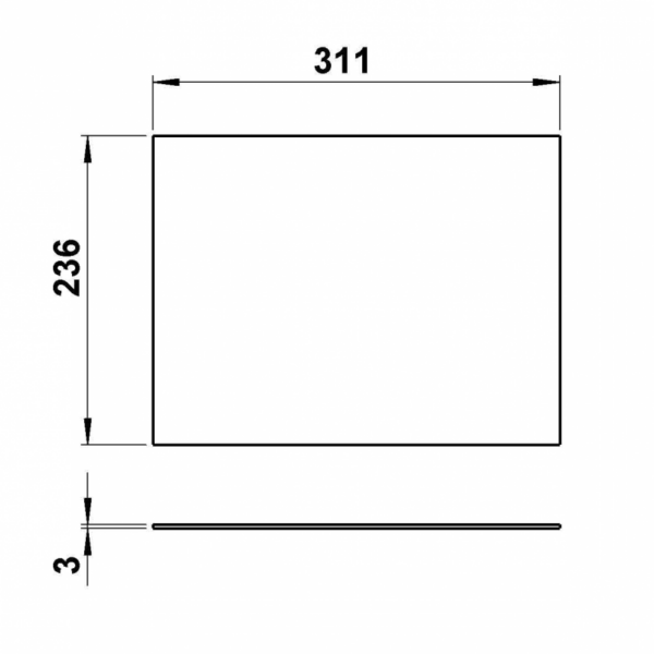 rectangular pane ESG Other Product Image Article 90220361