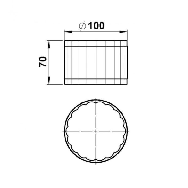 glass clear d = 100 x 70 mm Other Product Image Article 90210397