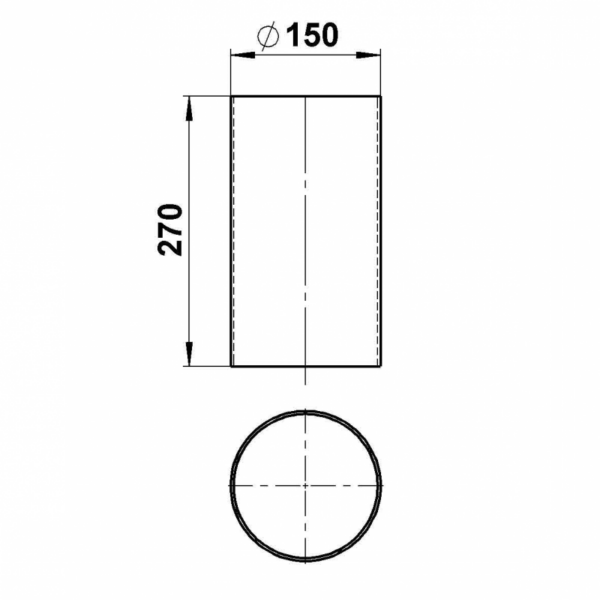 acrylic 150 x 3 mm, 270 mm Other Product Image Article 10260401