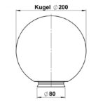 Glaskugel opal Sonstige Produktbild Artikel 90210043