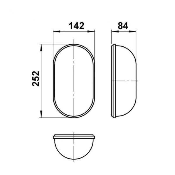 Glas oval, opal-ätzmatt Sonstige Produktbild Artikel 90210064