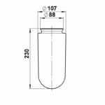 Opalglaszylinder, matt Sonstige Produktbild Artikel 90210096