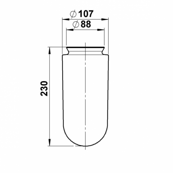 opal glass cylinder, matt Other Product Image Article 90210096