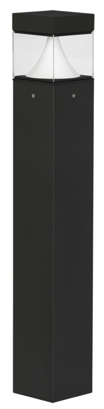 Bollard luminaire, 360 degrees, indirect symmetrical Black Product Image Article 663075