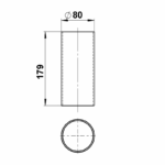 Acryl satiniert 178,5 mm Sonstige Produktbild Artikel 10260135