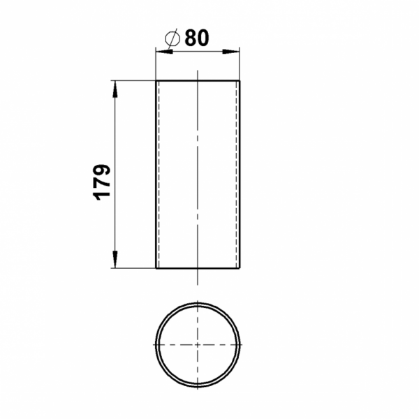 Acryl satiniert 178,5 mm Sonstige Produktbild Artikel 10260135