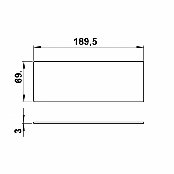 rectangular pane ESG Other Product Image Article 90220430