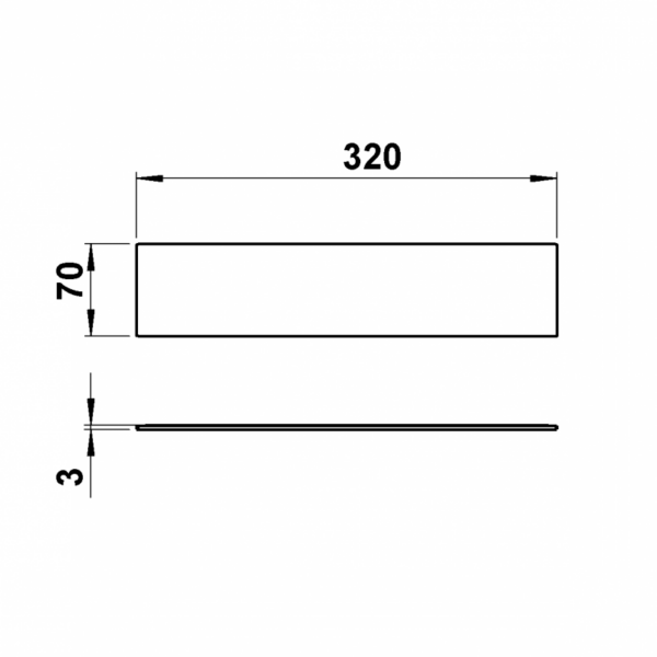 toughened safety glass, satin finish, circumferential black Other Product Image Article 90220433