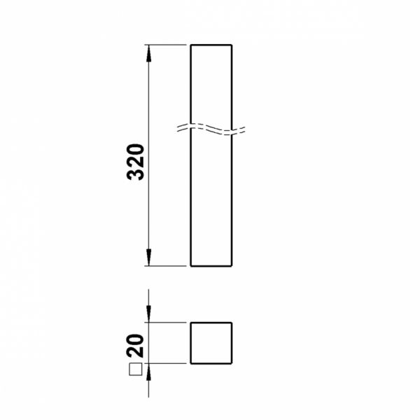 acrylic rectangular strip Other Product image Article 90270454
