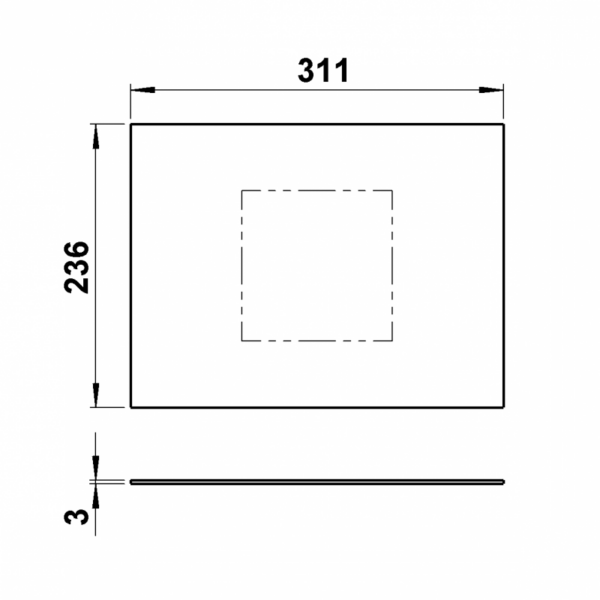 rectangular pane ESG Other Product Image Article 90220465