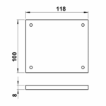 acrylic glass pane white Other Product Image Article 90270491