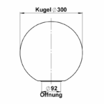 Opalglaskugel ohne Rand Sonstige Produktbild Artikel 90210069